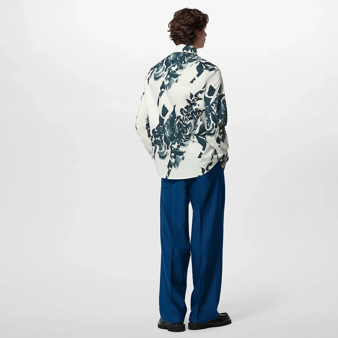 루이비통 롱 슬리브 프린티드 셔츠