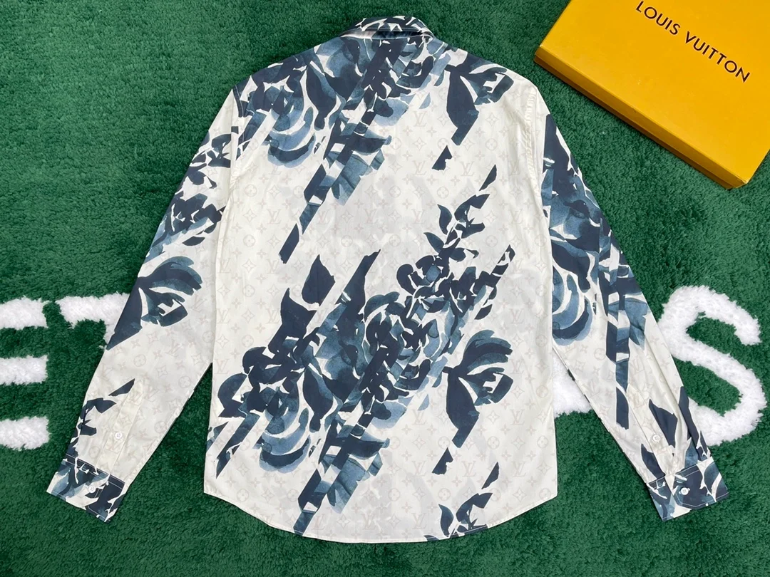 루이비통 롱 슬리브 프린티드 셔츠