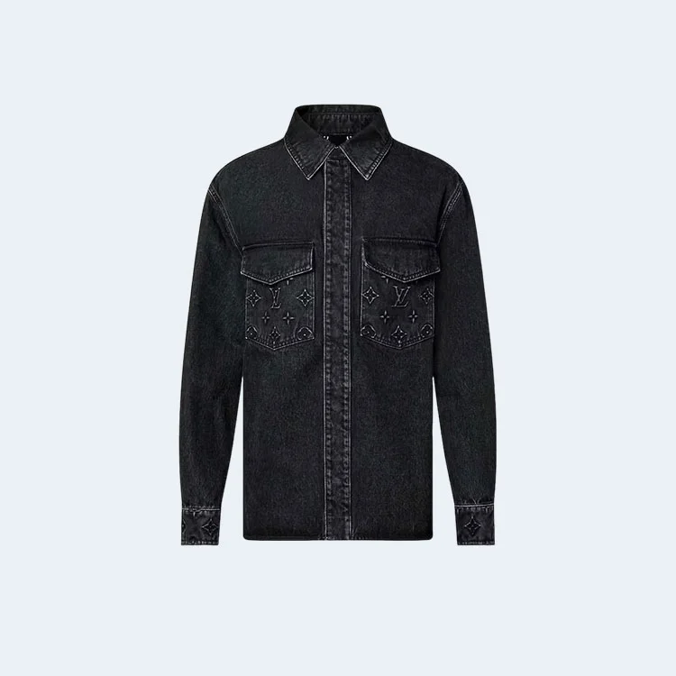 루이비통 데님 오버사이즈 셔츠