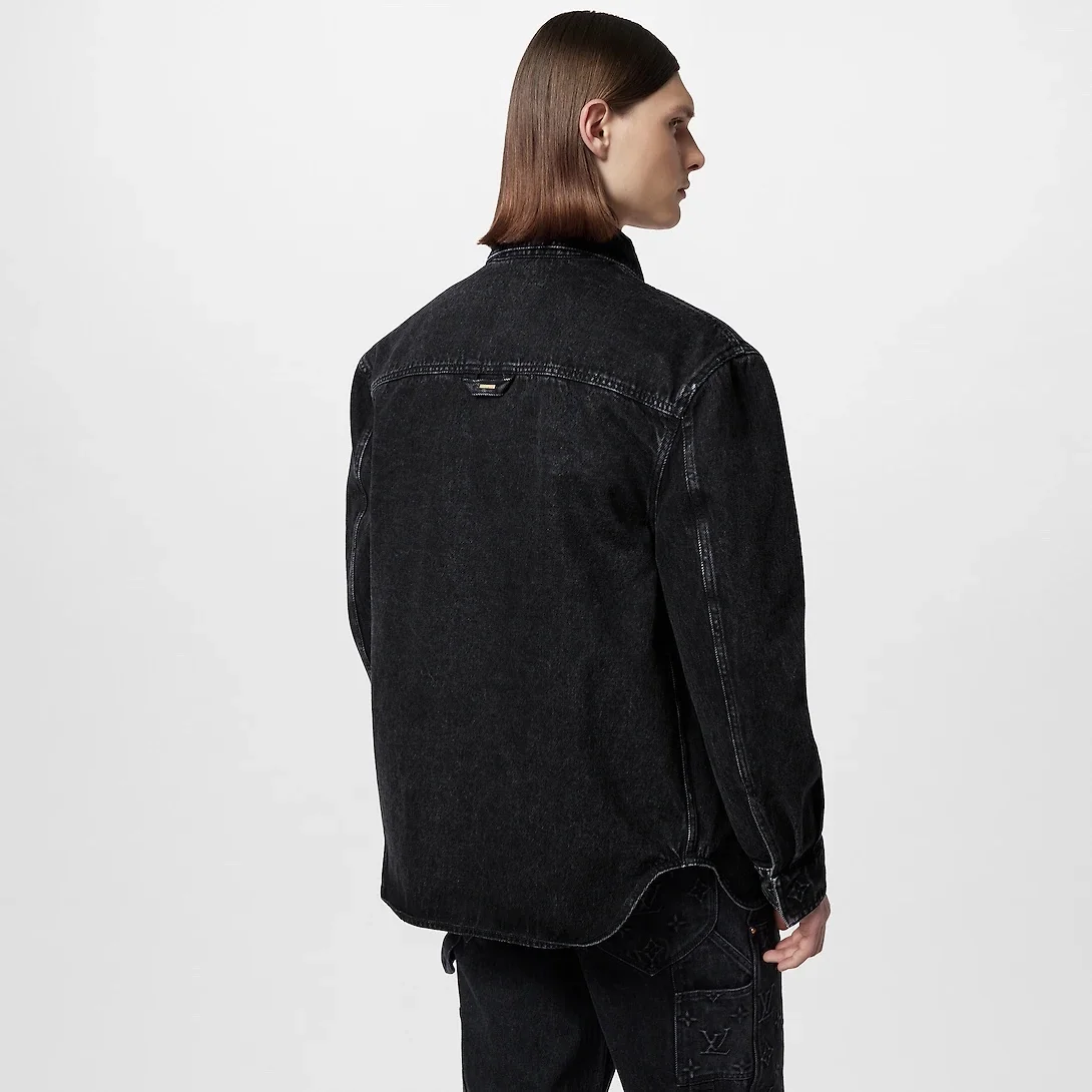 루이비통 데님 오버사이즈 셔츠