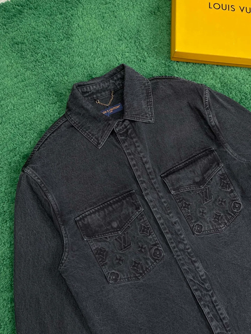 루이비통 데님 오버사이즈 셔츠