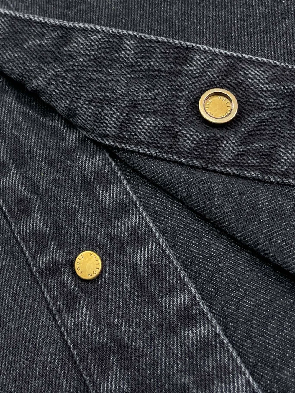 루이비통 데님 오버사이즈 셔츠