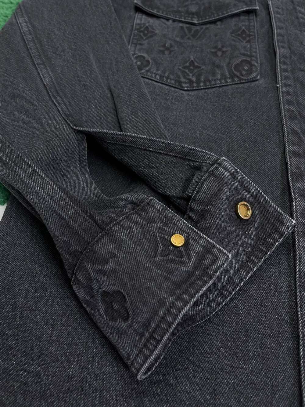 루이비통 데님 오버사이즈 셔츠