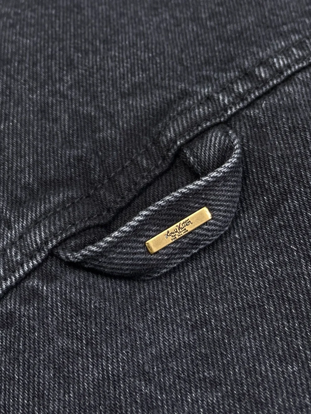 루이비통 데님 오버사이즈 셔츠