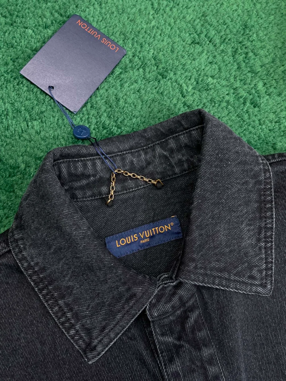 루이비통 데님 오버사이즈 셔츠