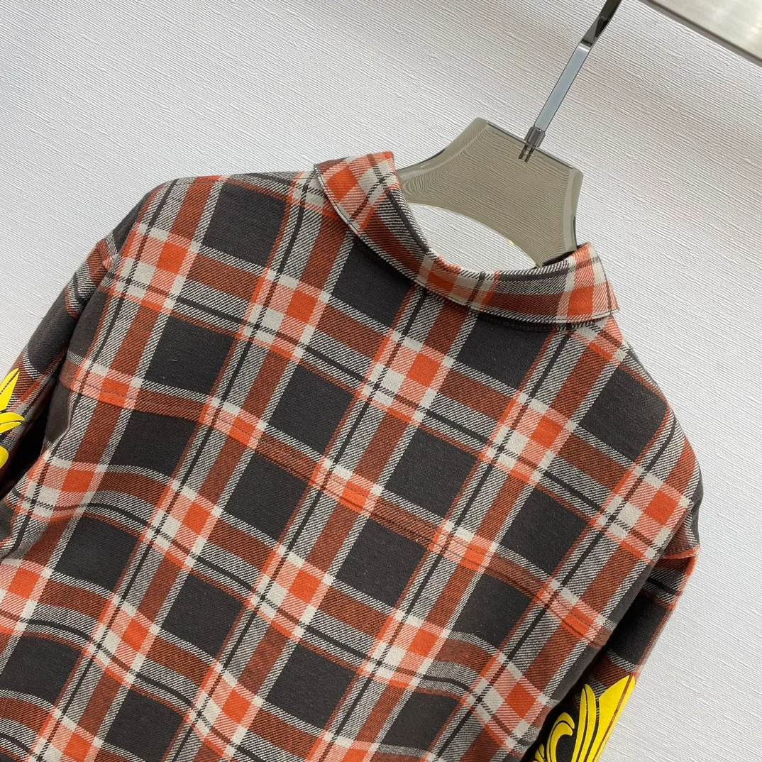 크롬하츠 스트릿 체크 셔츠