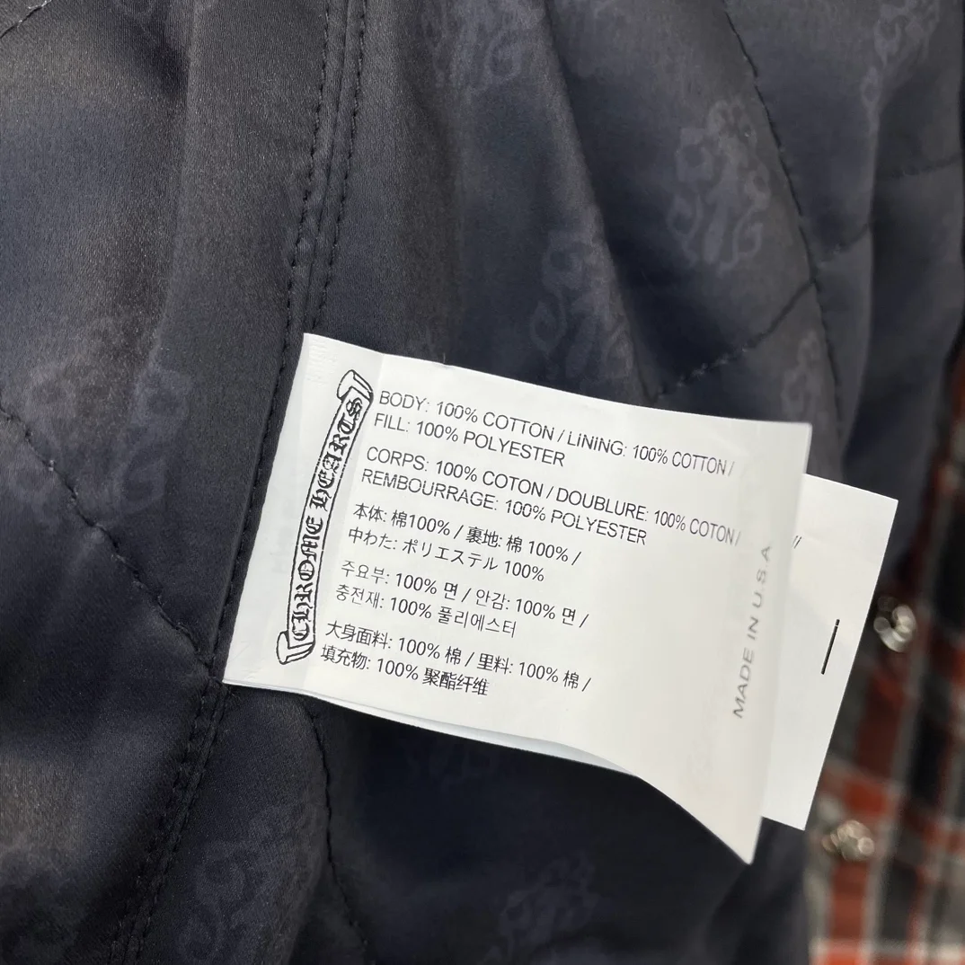 크롬하츠 스트릿 체크 셔츠