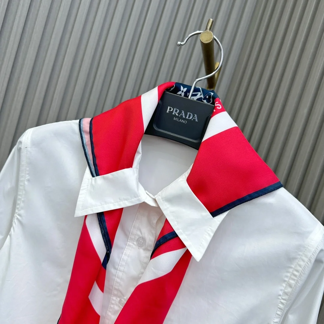 루이비통 트리컬러 모노그램 스카프 셔츠 1AC0CC