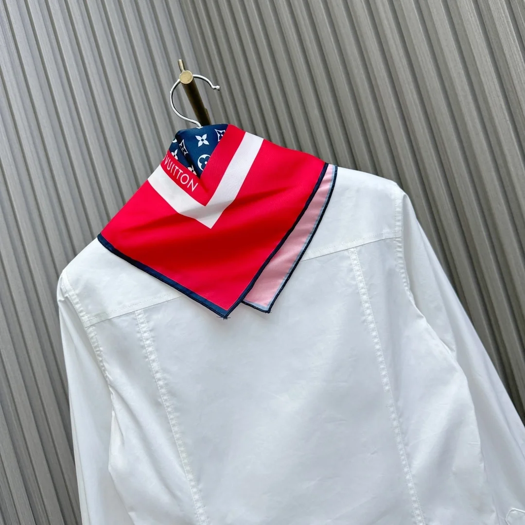 루이비통 트리컬러 모노그램 스카프 셔츠 1AC0CC