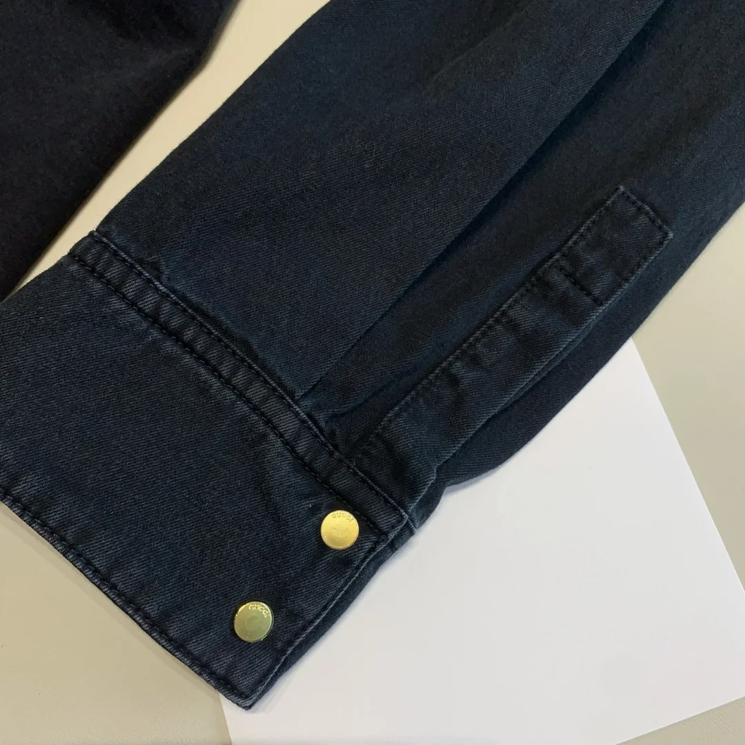 구찌 홀스빗 웹 포켓 데님 셔츠