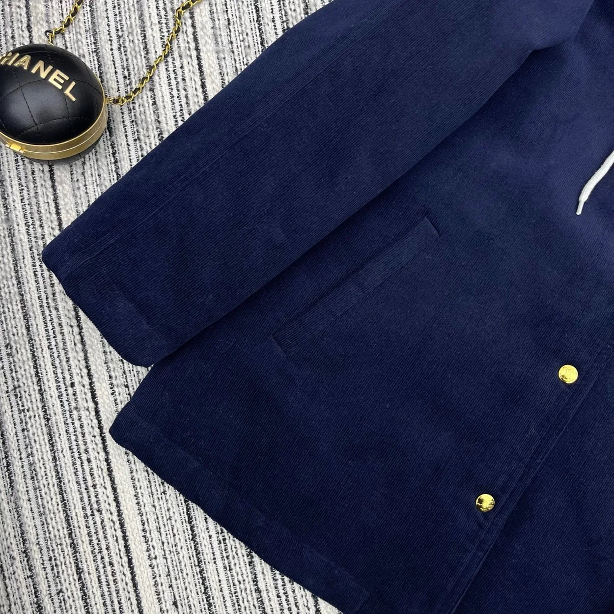 셀린느 트리옹프 카 코트 코듀로이 재킷