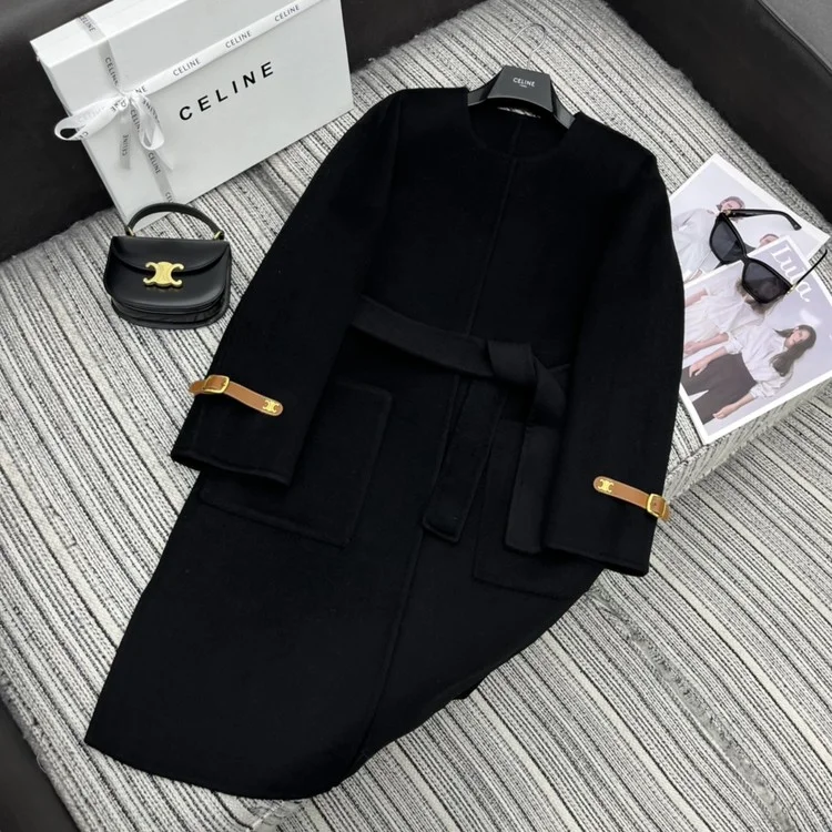 셀린느 25FW 더블 페이스 캐시미어 코트