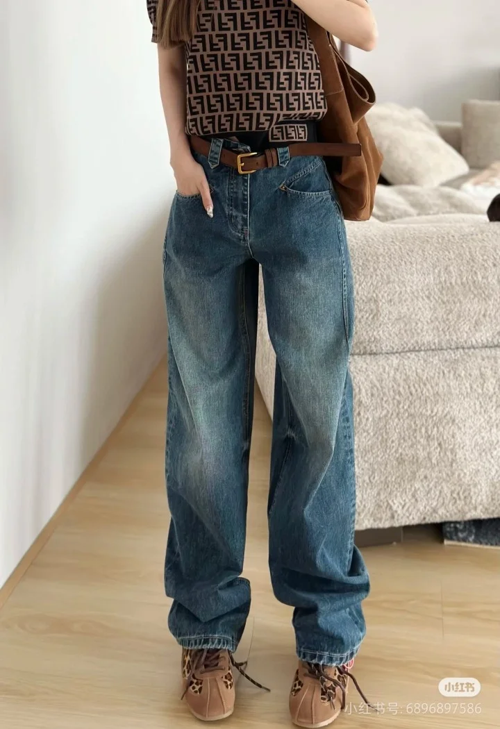 미우미우 스티치 데님 진