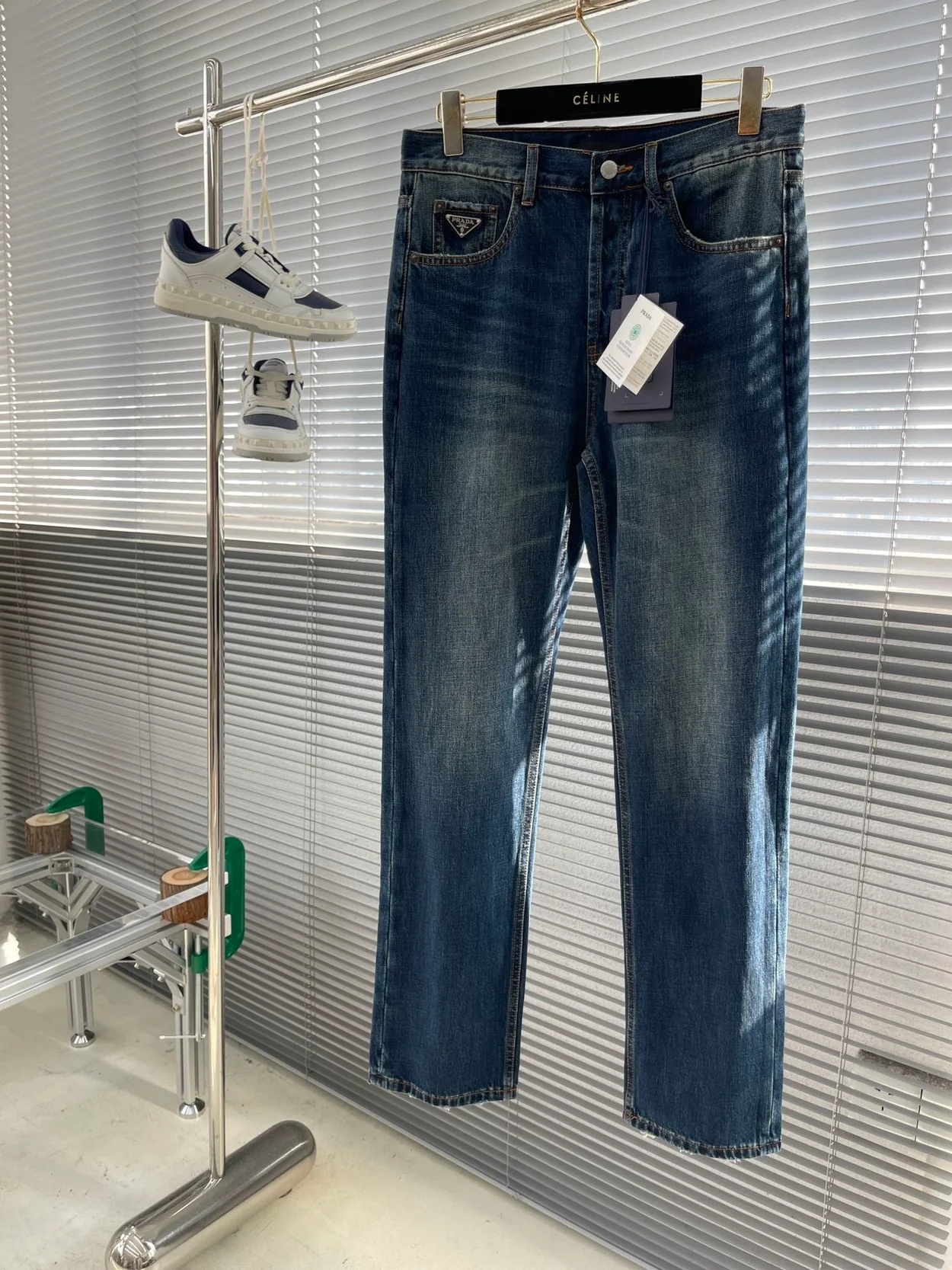 프라다 5포켓 데님 진