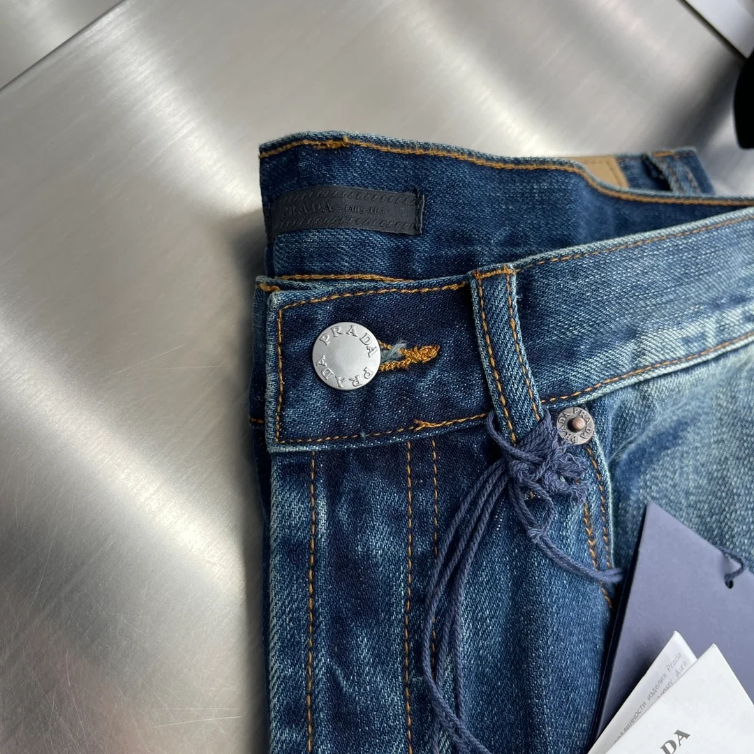 프라다 5포켓 데님 진