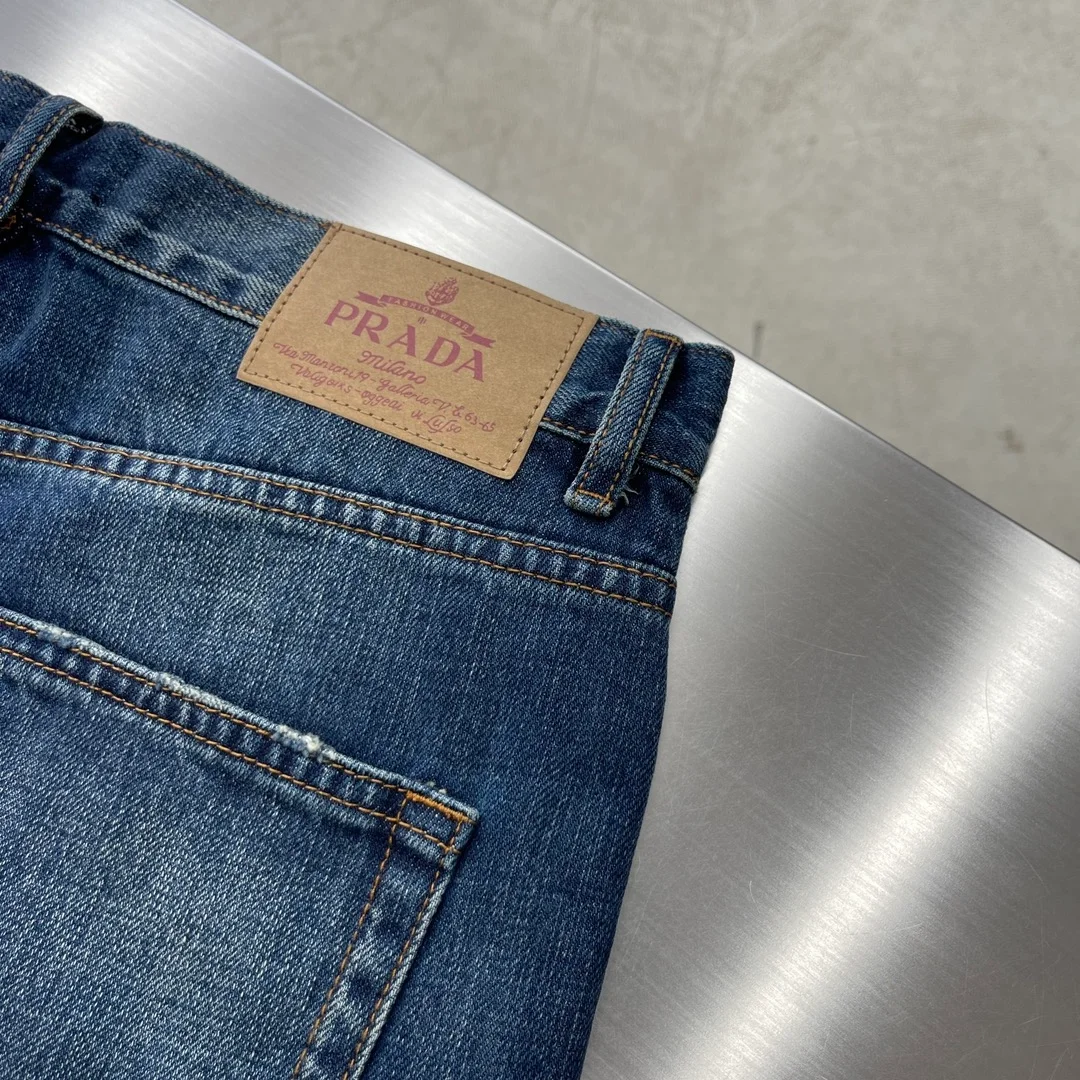 프라다 5포켓 데님 진