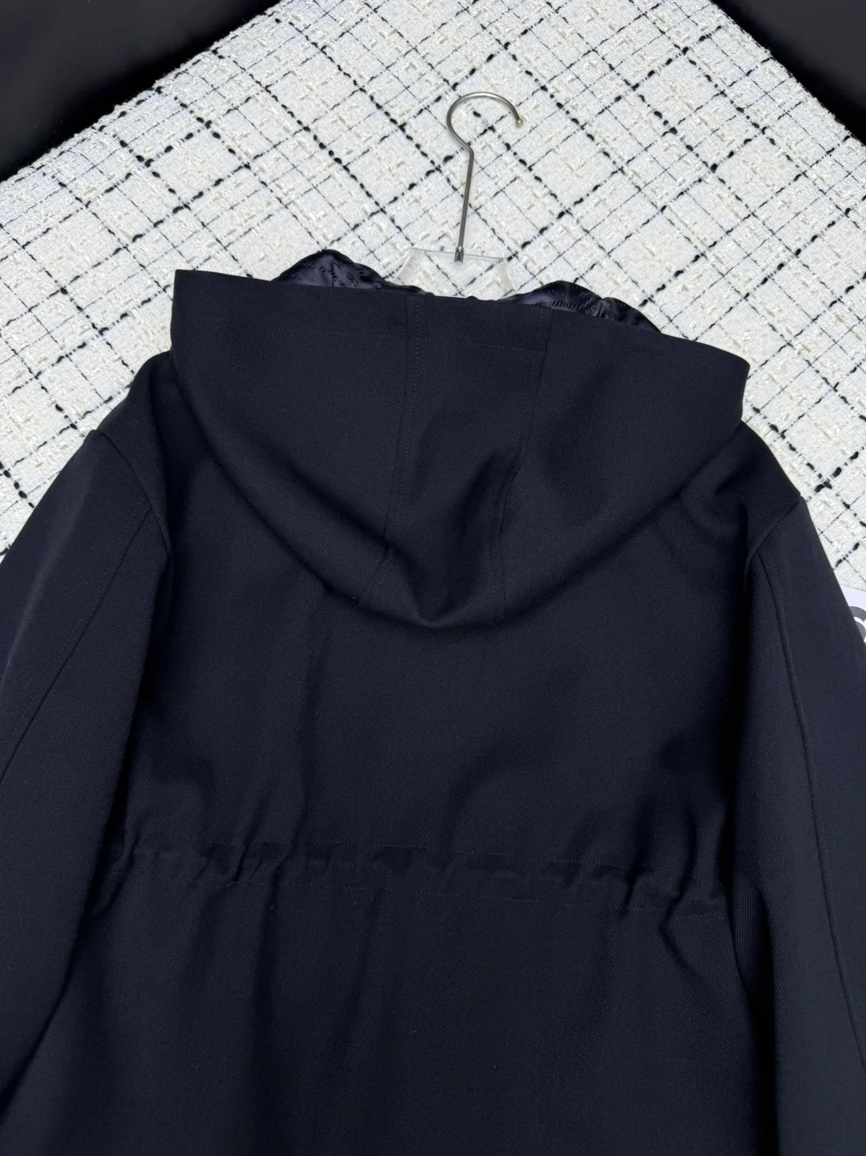 프라다 로고 후드 집업