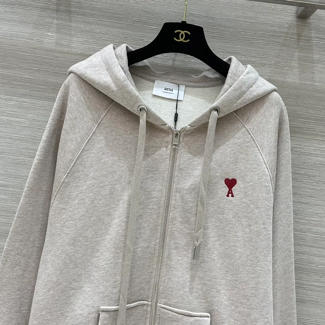 아미 코튼 저지 후디