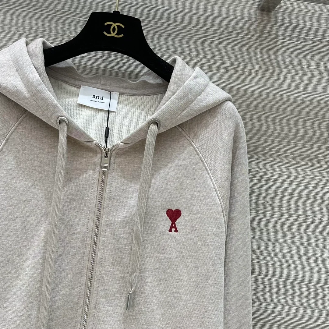 아미 코튼 저지 후디