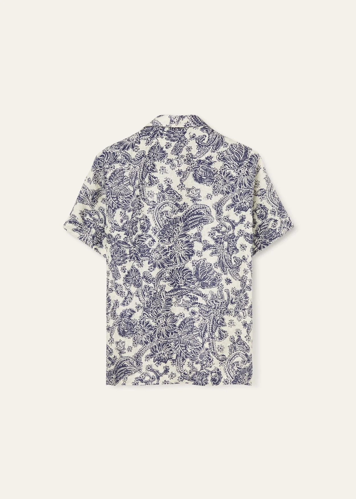 로로피아나 린넨 틴다로 반팔 셔츠