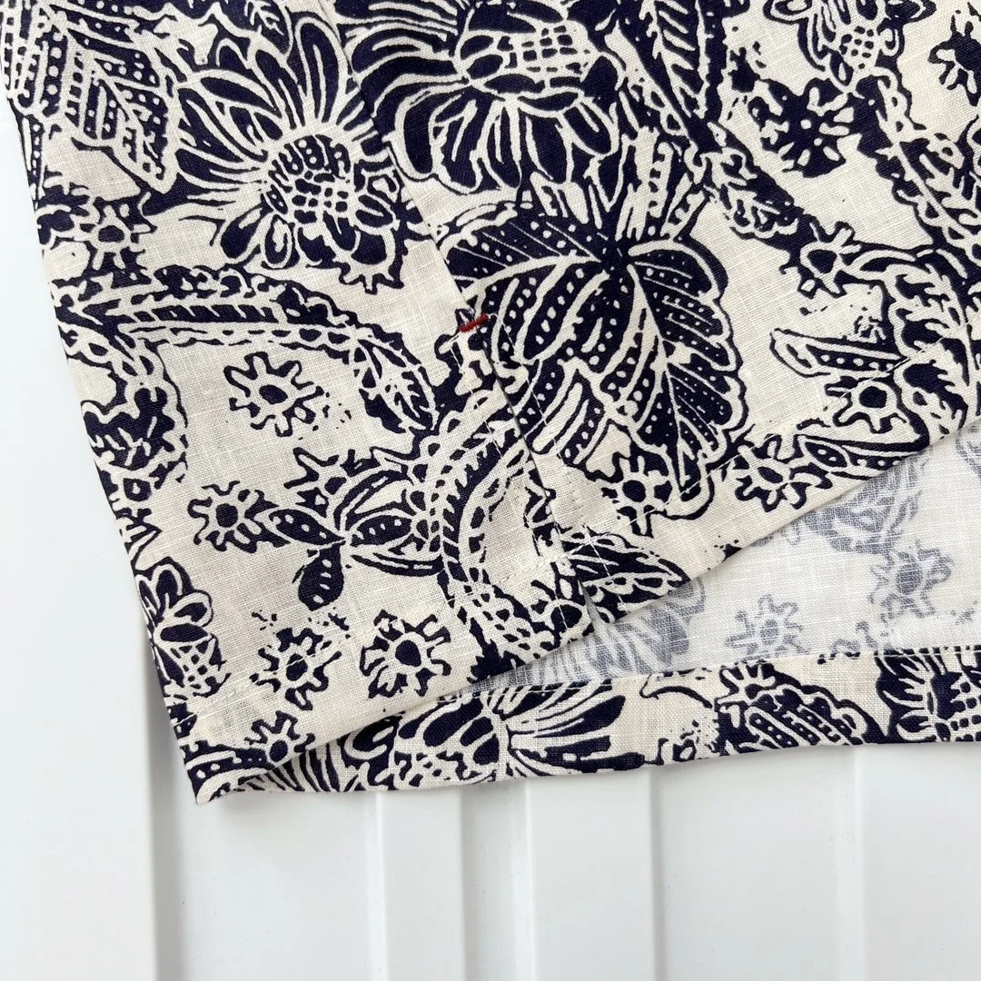 로로피아나 린넨 틴다로 반팔 셔츠