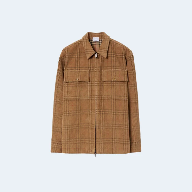 버버리 체크 코듀로이 셔츠 아카이브