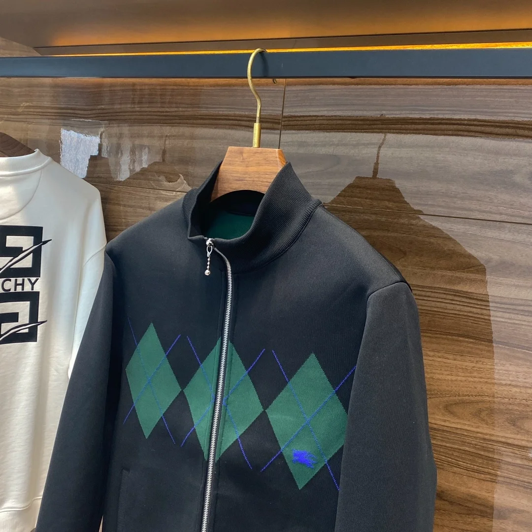 버버리 아가일 트랙 재킷