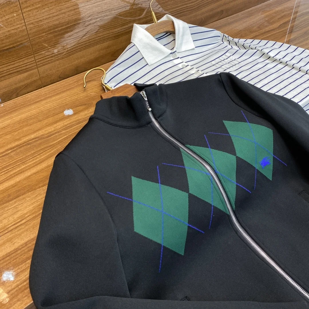 버버리 아가일 트랙 재킷