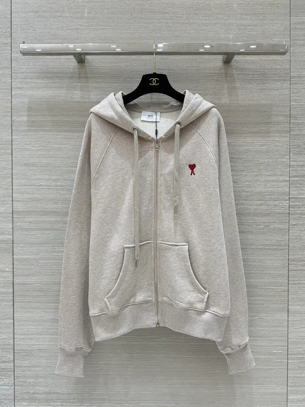 아미 코튼 저지 후디