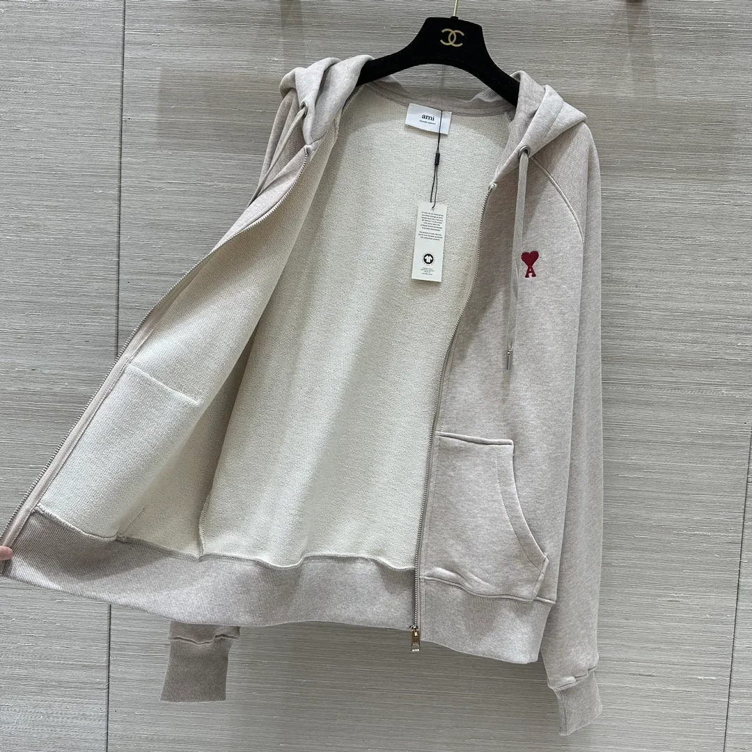 아미 코튼 저지 후디