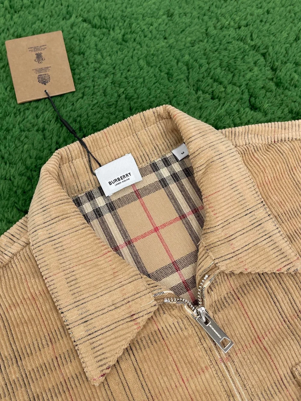 버버리 체크 코듀로이 셔츠 아카이브