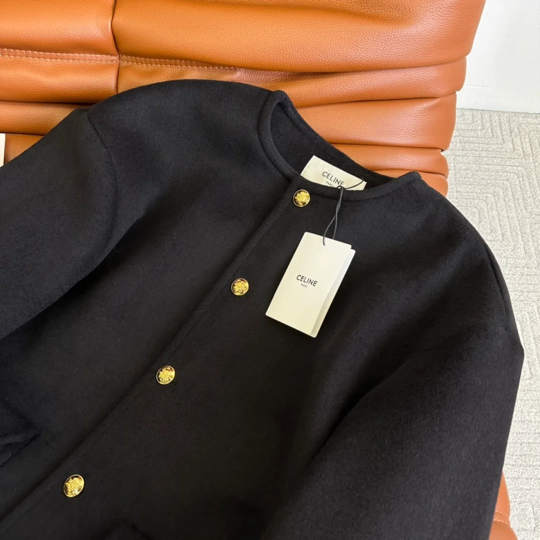 셀린느 첼시아 더블 페이스 코트