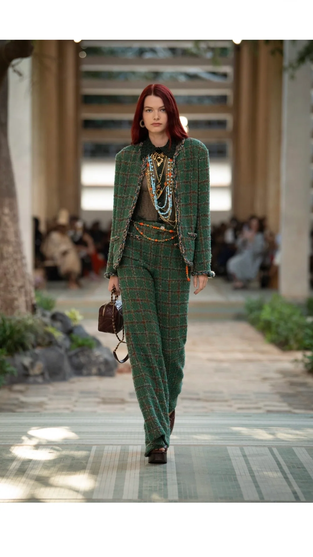 샤넬 울 실크 트위드 자켓