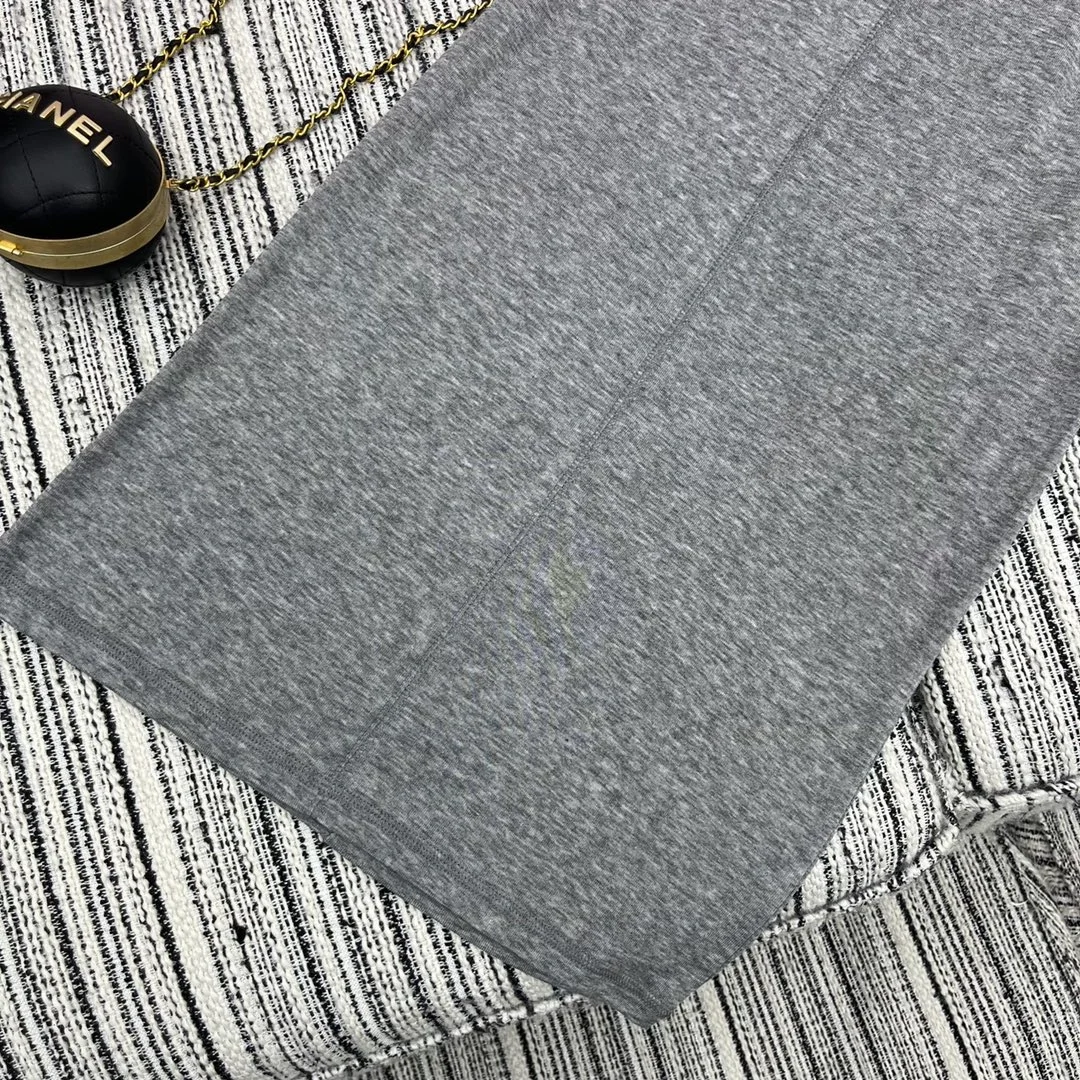 미우미우 저지 실크 스커트