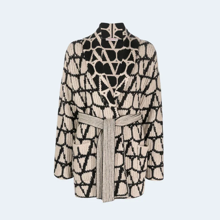 발렌티노 가라바니 캐시미어 가디건 코트