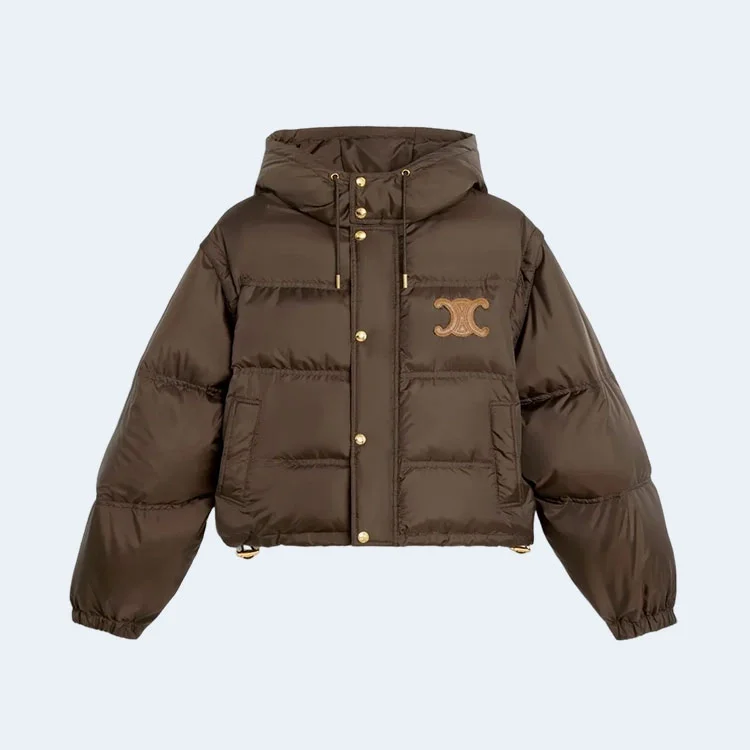 셀린느 트리옹프 크롭 다운 자켓