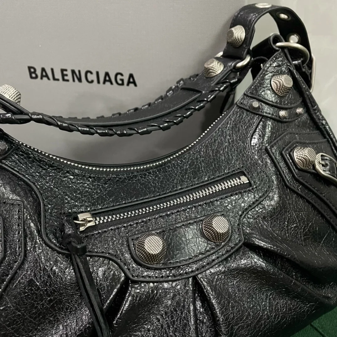 발렌시아가 르 카골 숄더백 스몰 블랙