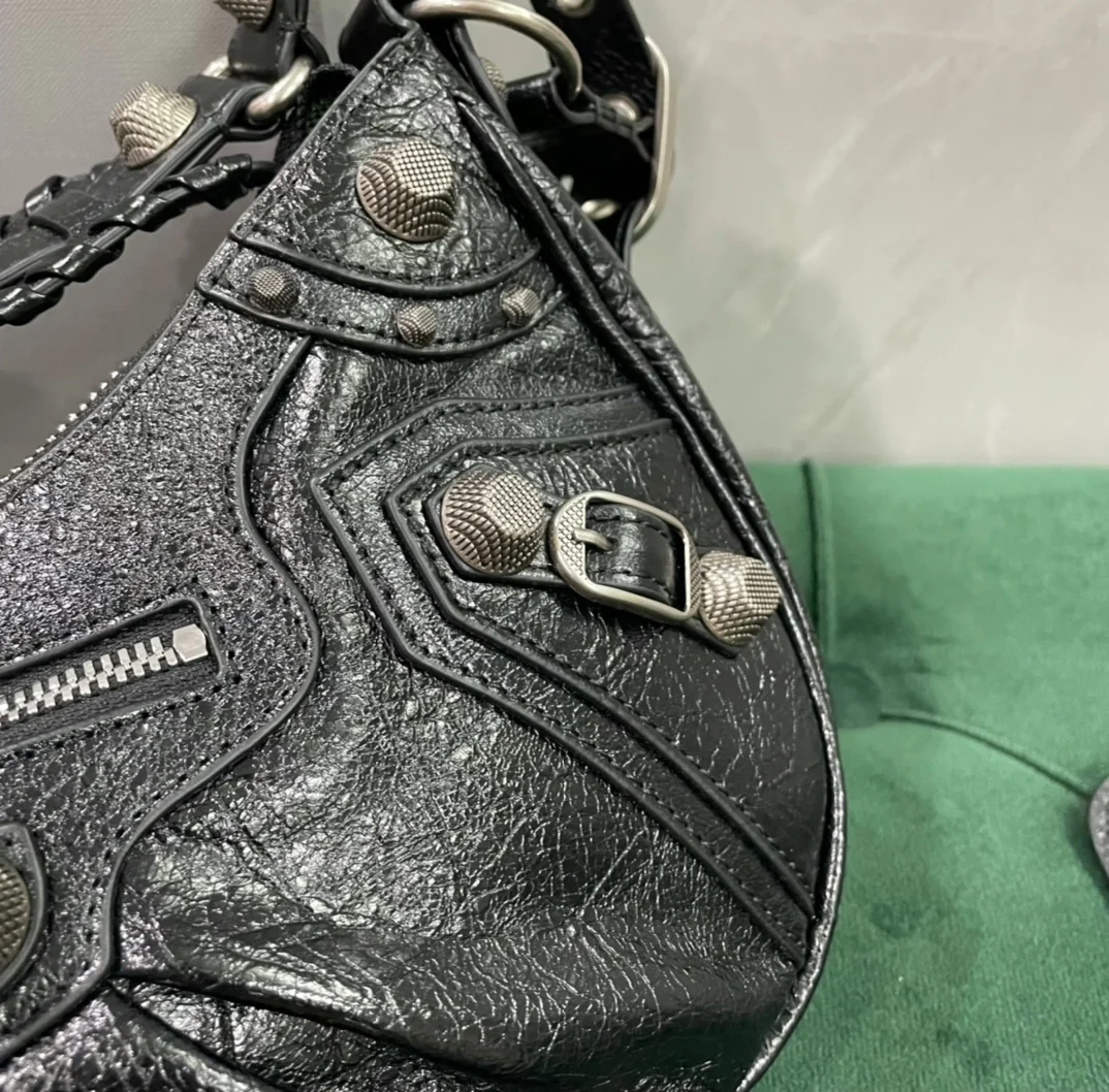 발렌시아가 르 카골 숄더백 스몰 블랙