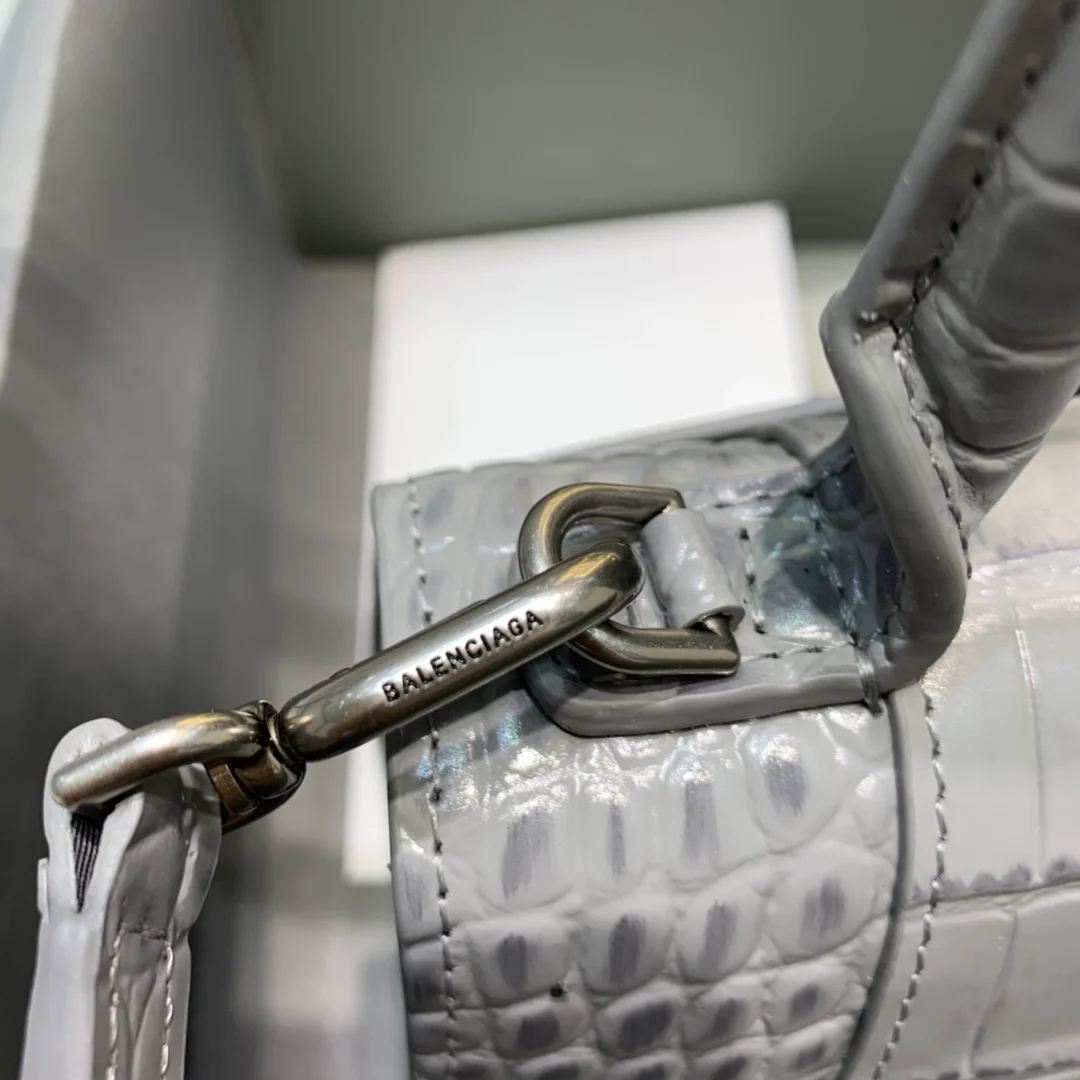 발렌시아가 아워글래스 탑 핸들백 XS