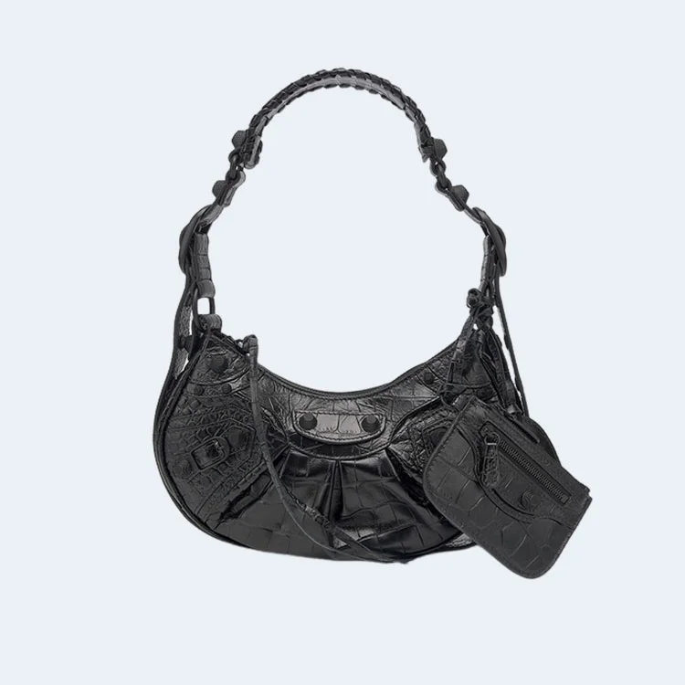 발렌시아가 르 카골 XS 숄더백 블랙