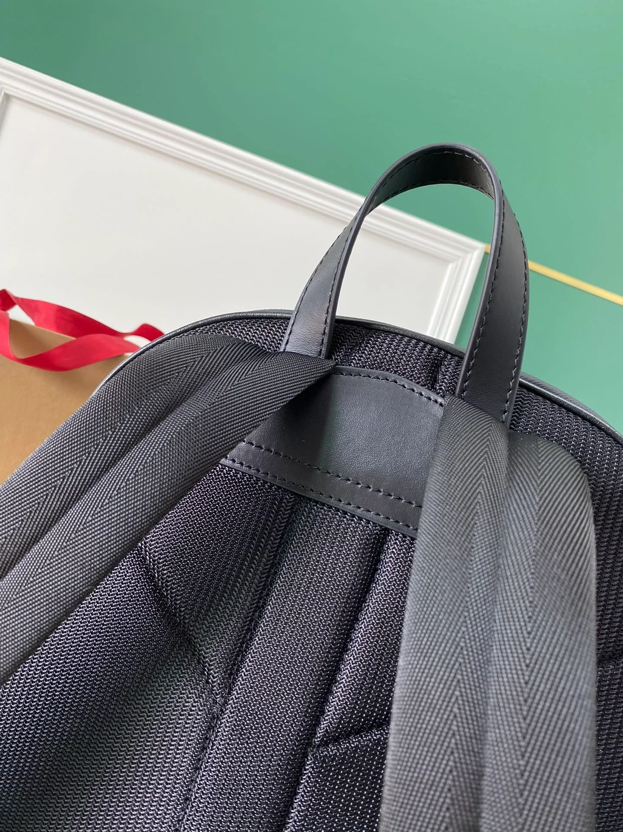 버버리 JETT 체크 로고 모티프 백팩