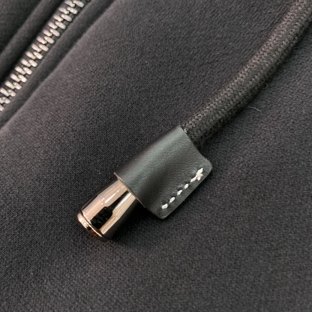 버버리 체크후드 코튼 후드 블랙