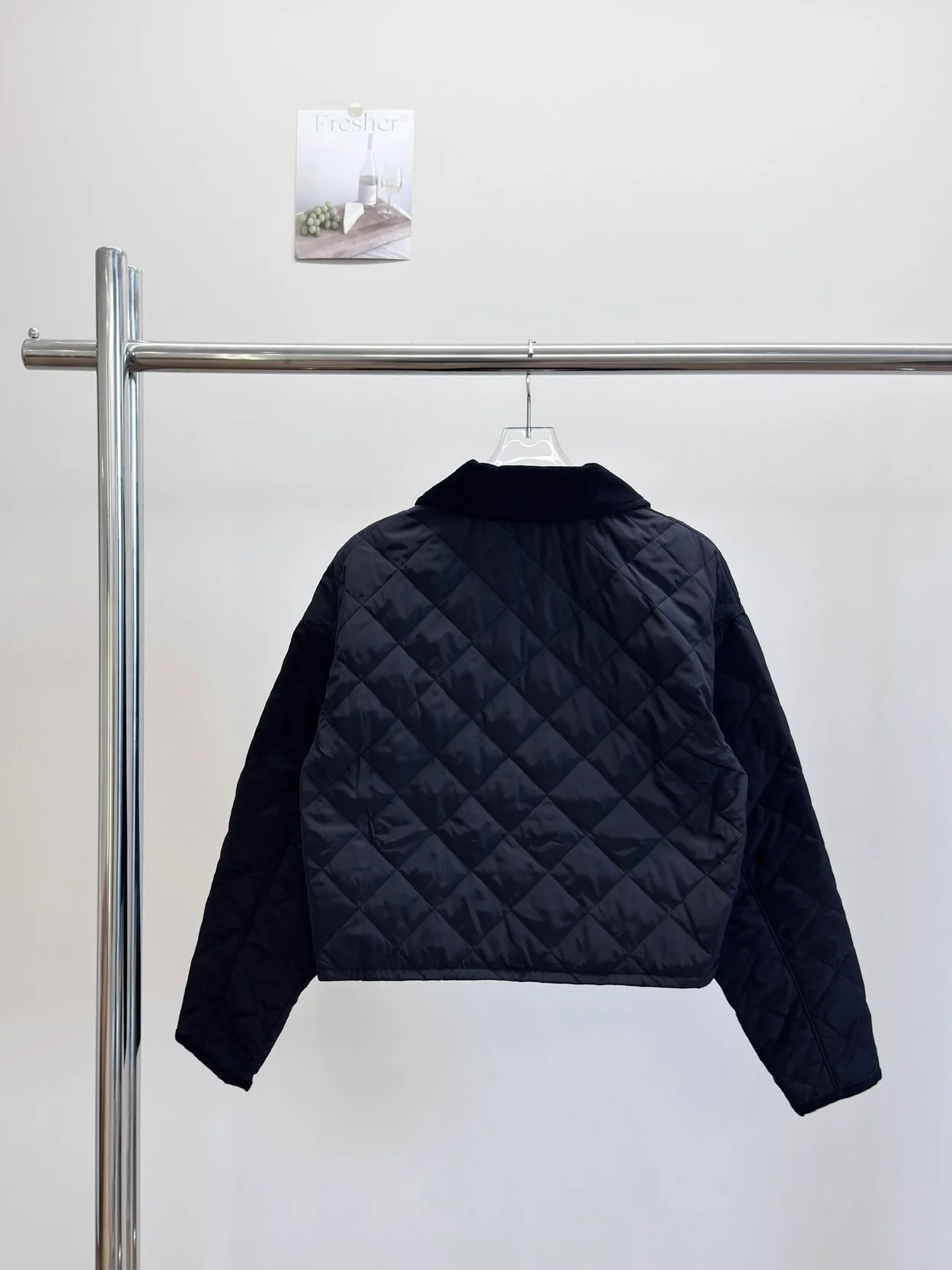 프라다 리나일론 크롭 재킷