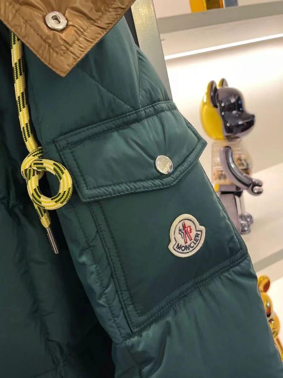 몽클레어 마리벨레스 쇼트 다운 자켓 그린