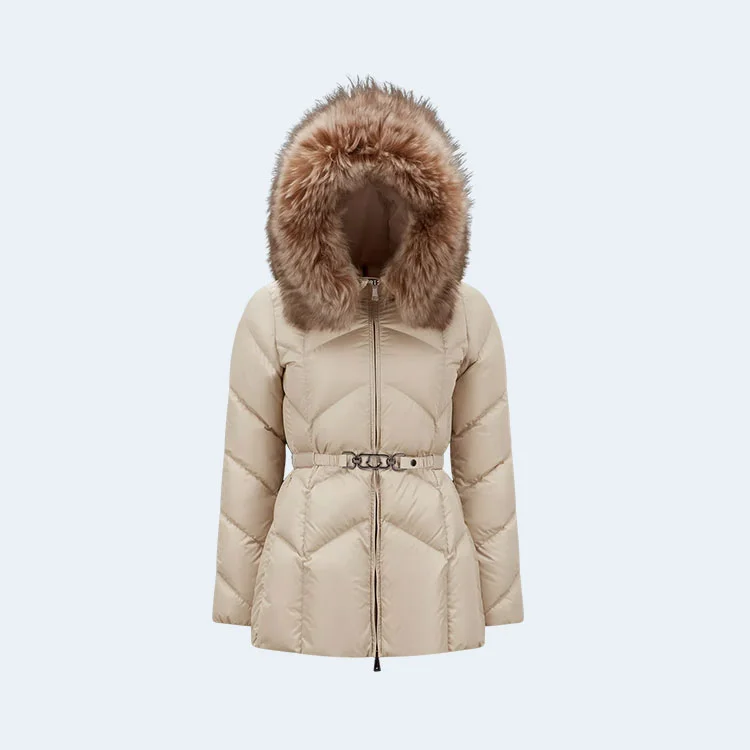 몽클레어 로리어트 쇼트 다운 자켓 베이지