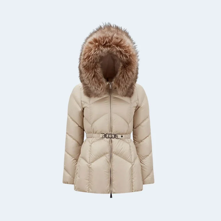 몽클레어 로리어트 쇼트 다운 자켓 베이지