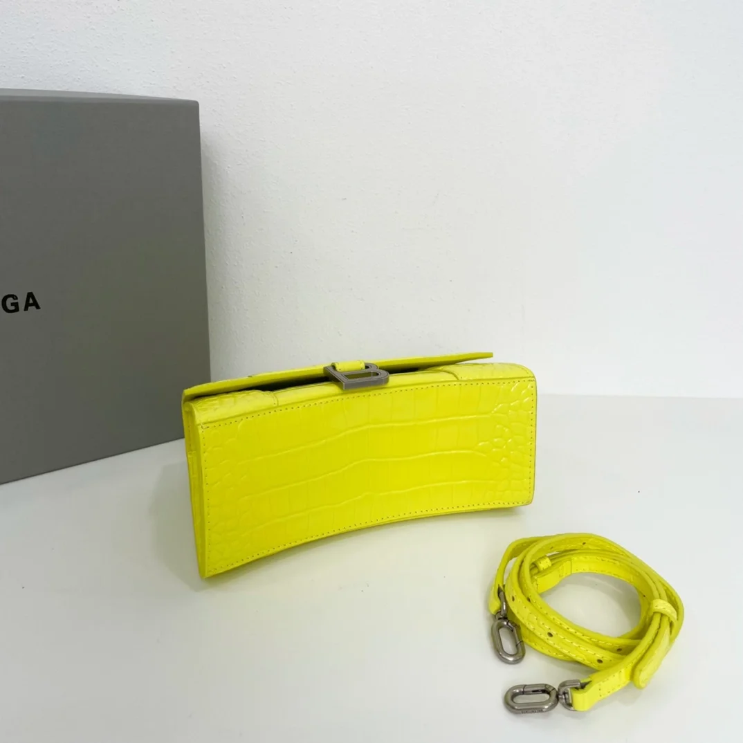 발렌시아가 XS 아워글래스 탑 핸들백