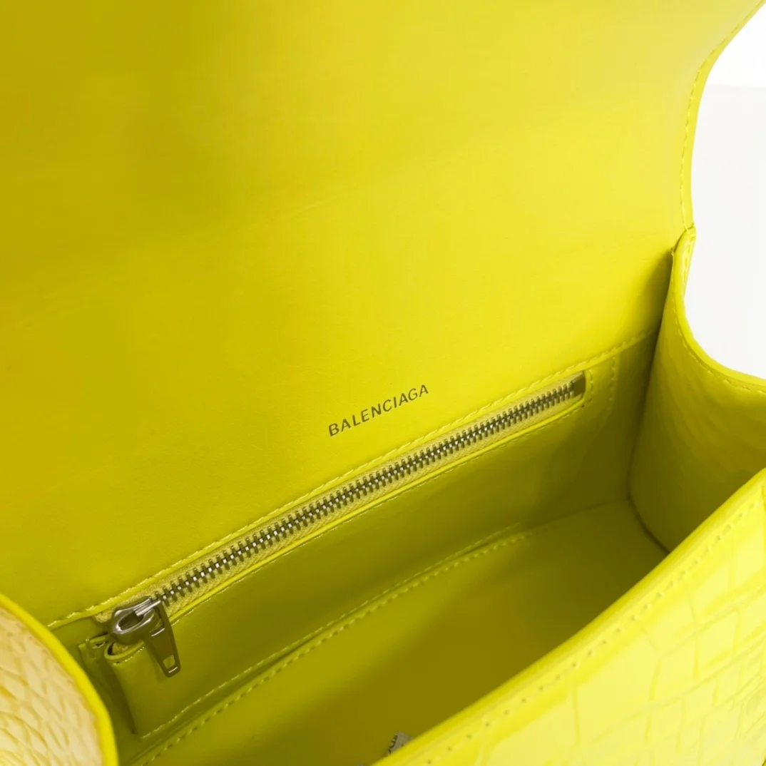 발렌시아가 XS 아워글래스 탑 핸들백