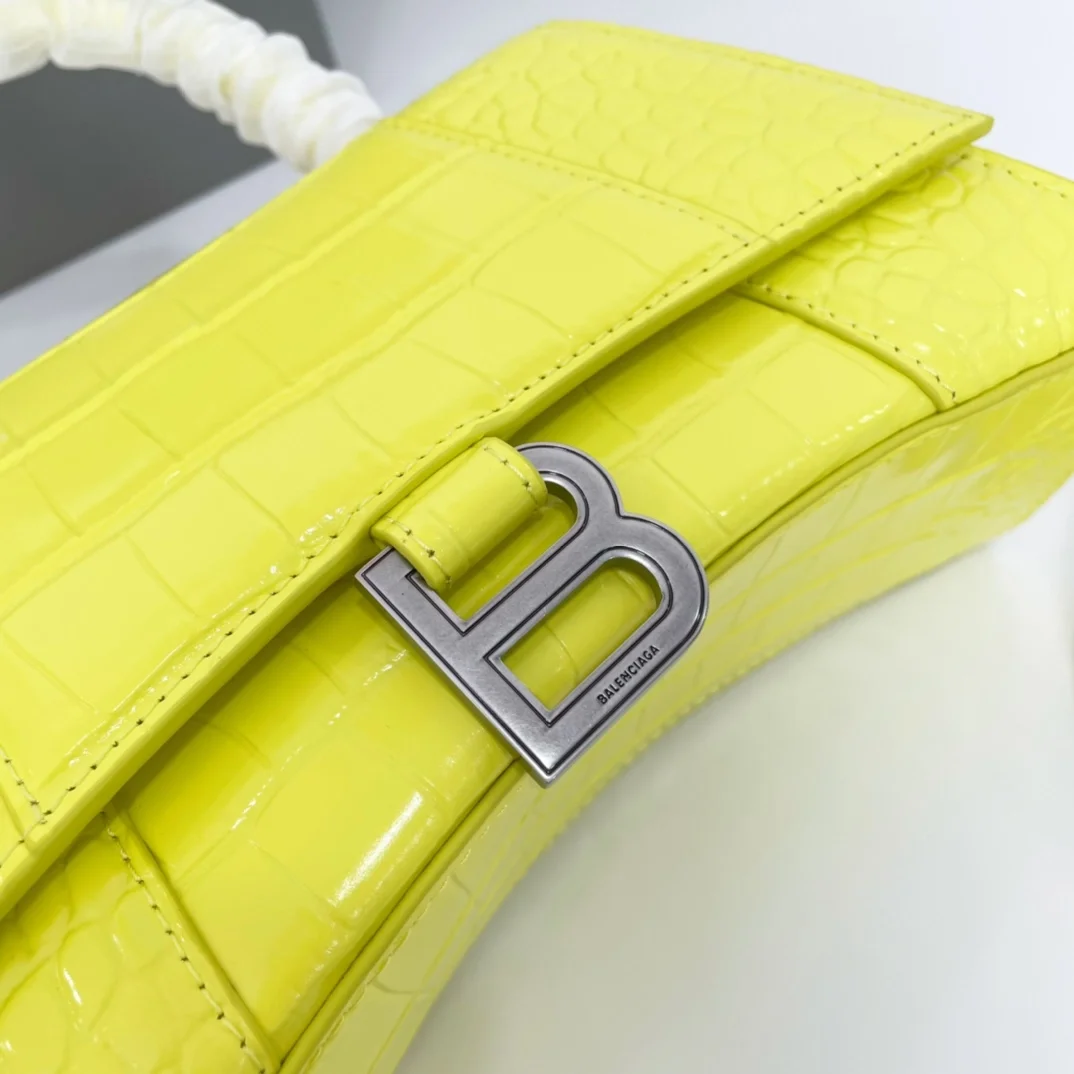 발렌시아가 XS 아워글래스 탑 핸들백