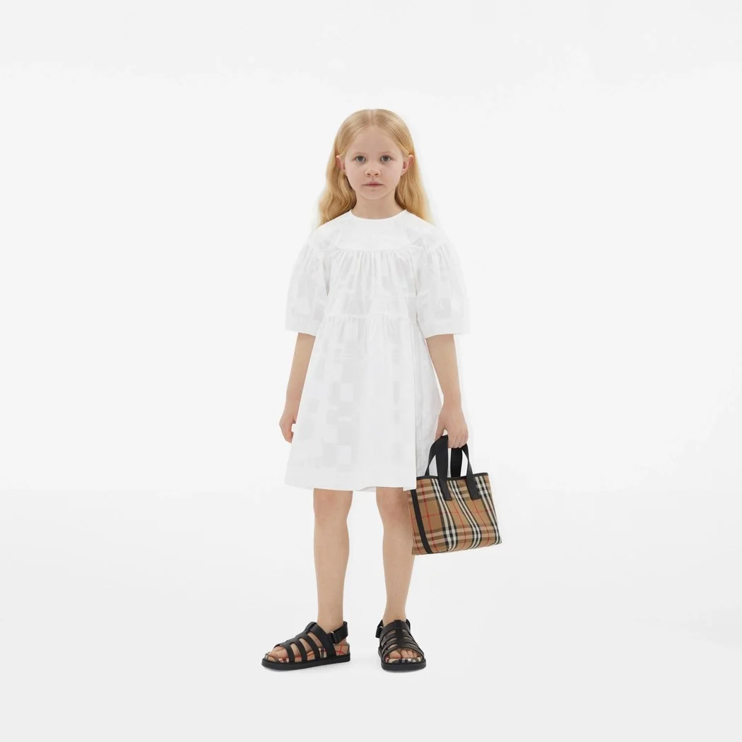 버버리 체크 토트백